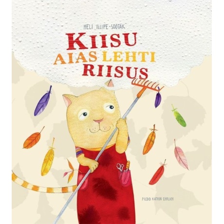 Kiisu aias lehti riisus